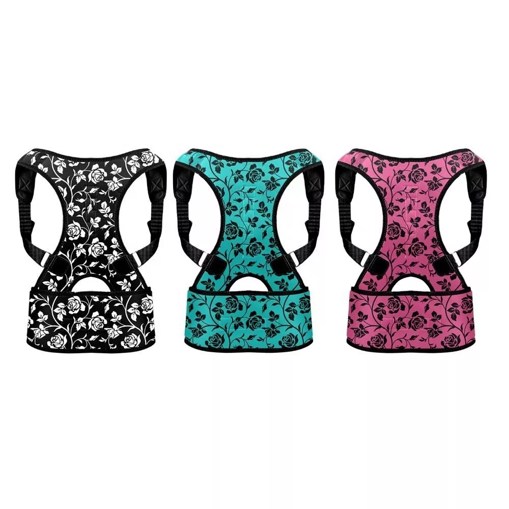 Adjustable Lub xub pwg nyom rov qab lub cev Elastic Posture Corrector