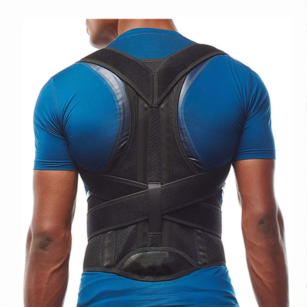 Back Brace Pain Relief nrog Pulley System Lub Hnab Txhawb Nqa BeltMen