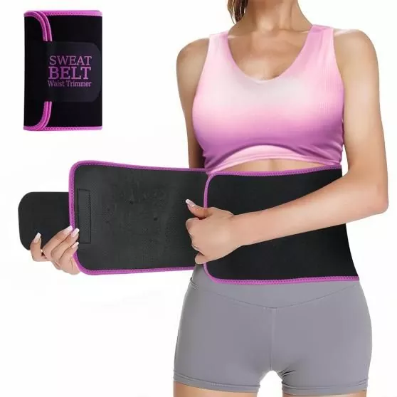 Poj niam Sweat Slimming Lub duav Txhawb Shaper Belt